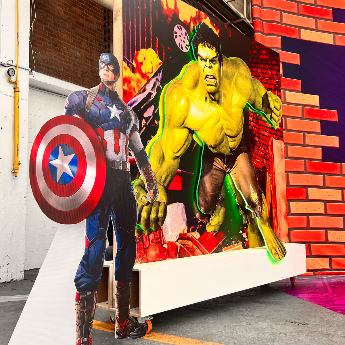 Cuarta Impressa manejamos backdrop para evento con impresión digital en gran formato